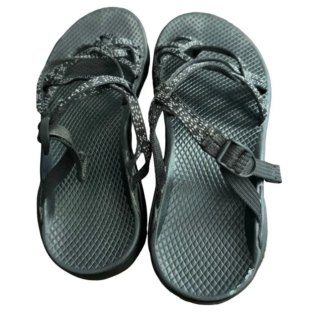 Chaco Black Outdoor Sandals with Adjustable Straps - Picture 6 of 8